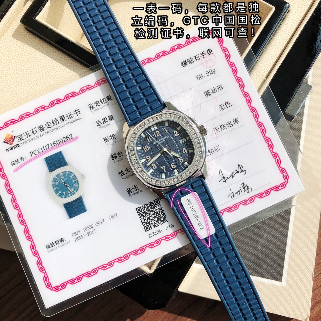 Patek Philippe watch 百达翡丽 4个颜色可选 表盘镶嵌46颗 vs1.8真钻
