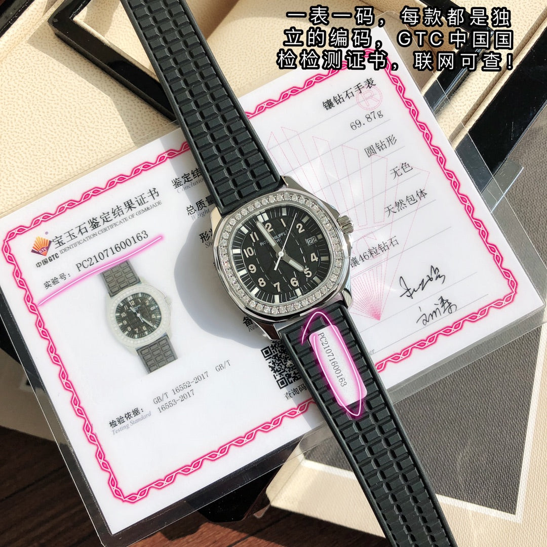 Patek Philippe watch 百达翡丽 4个颜色可选 表盘镶嵌46颗 vs1.8真钻