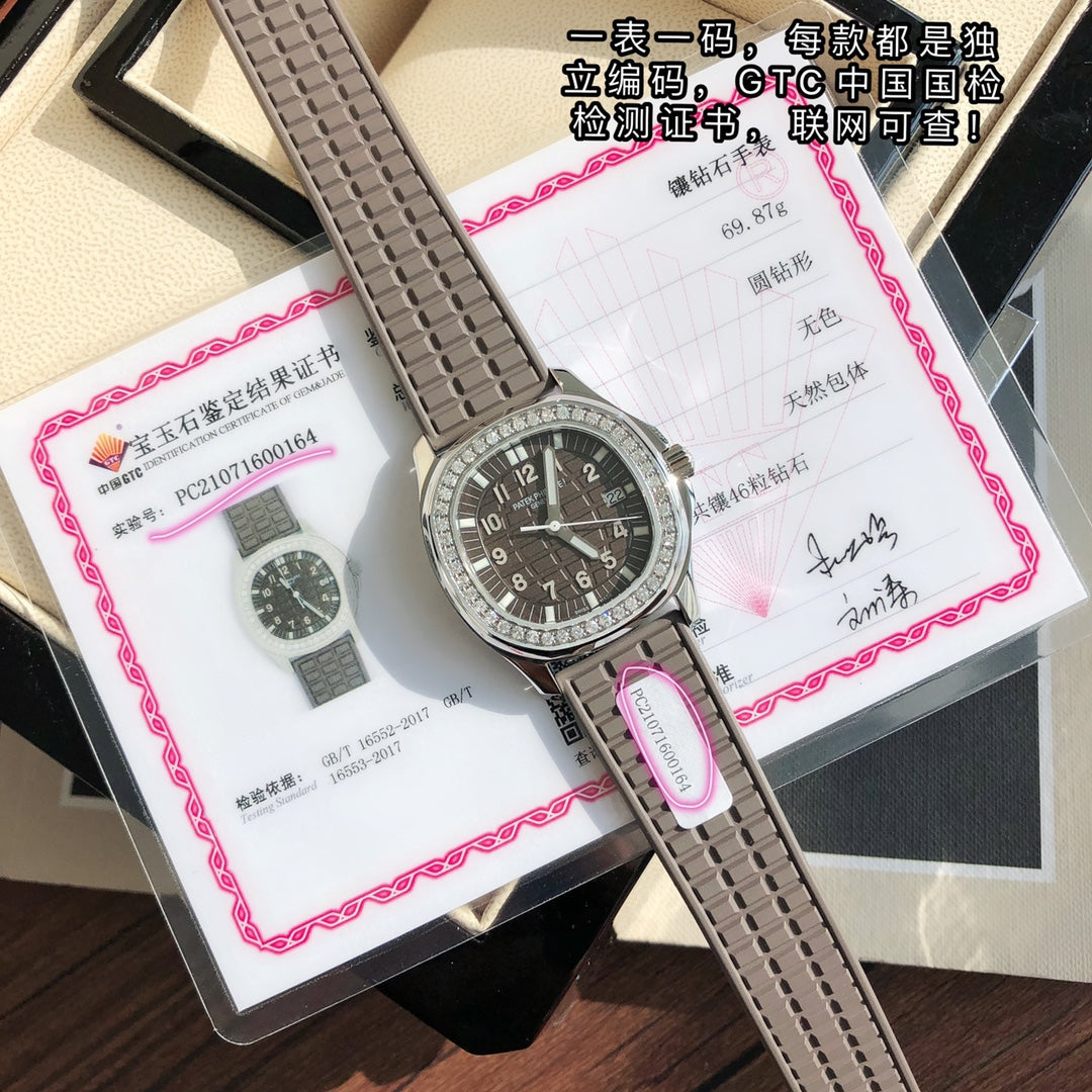 Patek Philippe watch 百达翡丽 4个颜色可选 表盘镶嵌46颗 vs1.8真钻