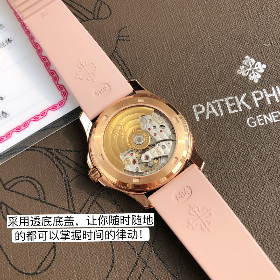 Patek Philippe watch 豆沙色 女性完美尺寸35mm 圆润的八角形表壳