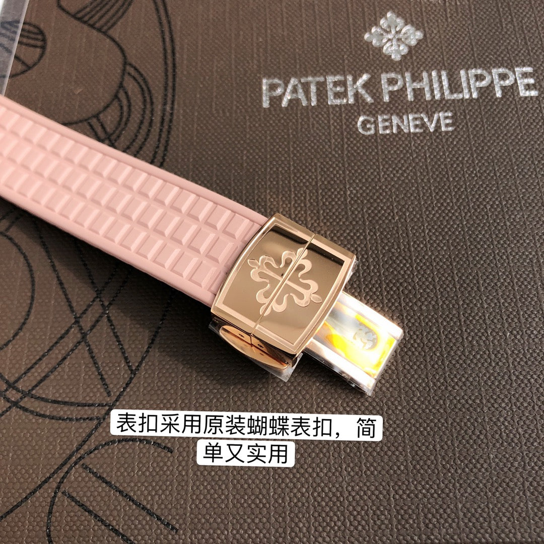 Patek Philippe watch 豆沙色 女性完美尺寸35mm 圆润的八角形表壳
