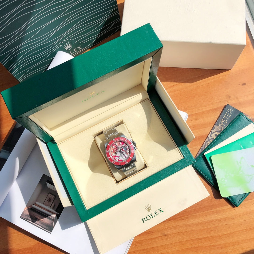 Rolex watch BLAKEN现量版 40mm表盘 红色