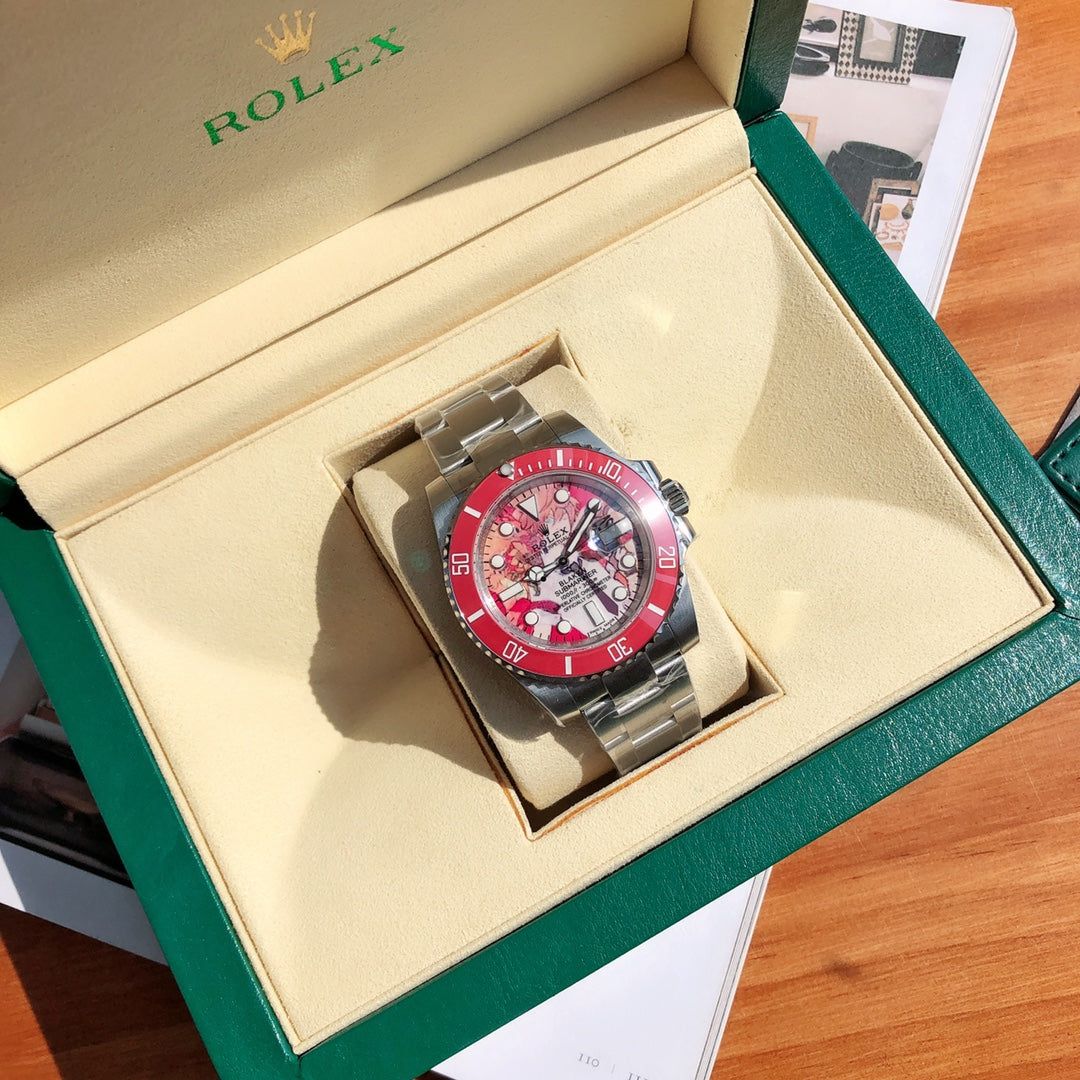 Rolex watch BLAKEN现量版 40mm表盘 红色