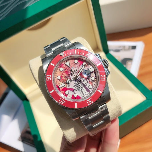 Rolex watch BLAKEN现量版 40mm表盘 红色