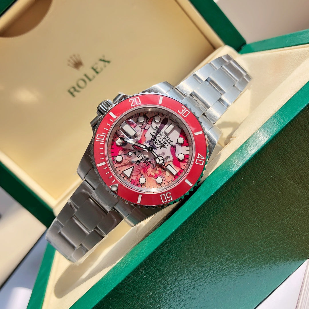Rolex watch BLAKEN现量版 40mm表盘 红色