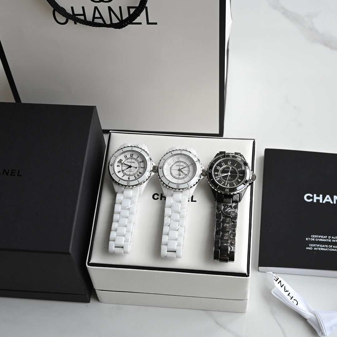 Chanel watch J12系列33mm钢盖女款腕表 3种颜色可以选择