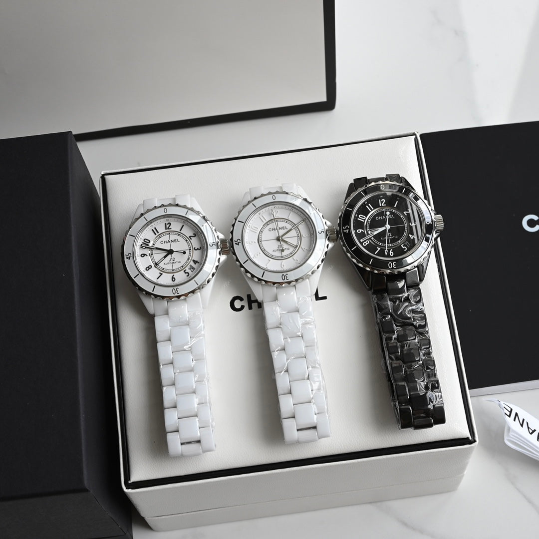 Chanel watch J12系列33mm钢盖女款腕表 3种颜色可以选择