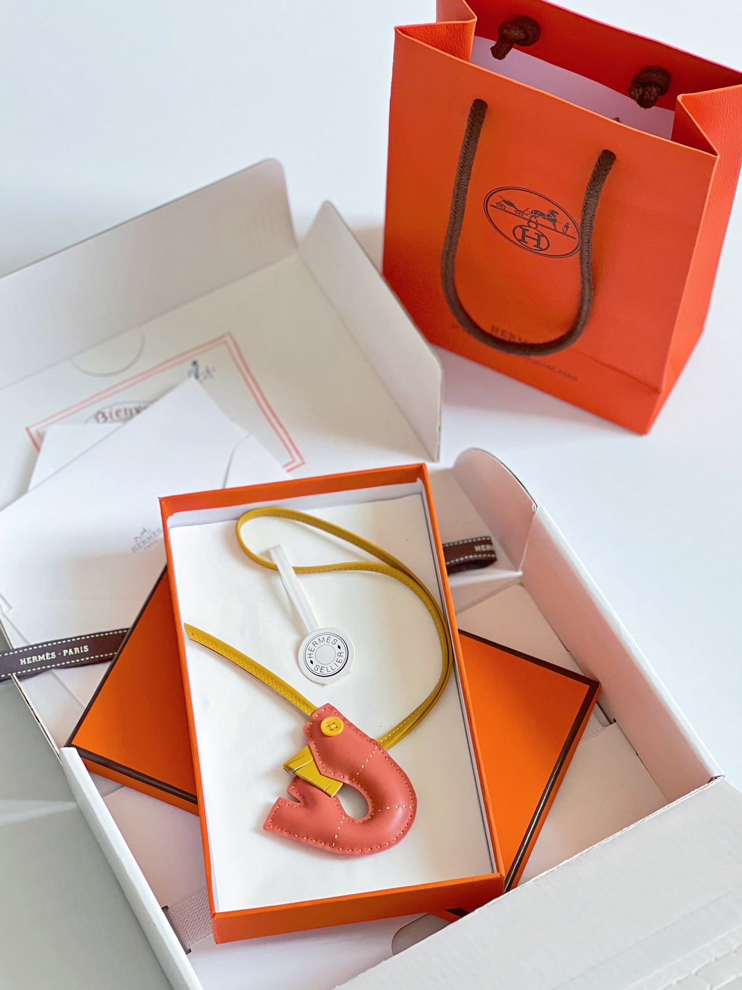 Hermes pendant 小虾米挂件