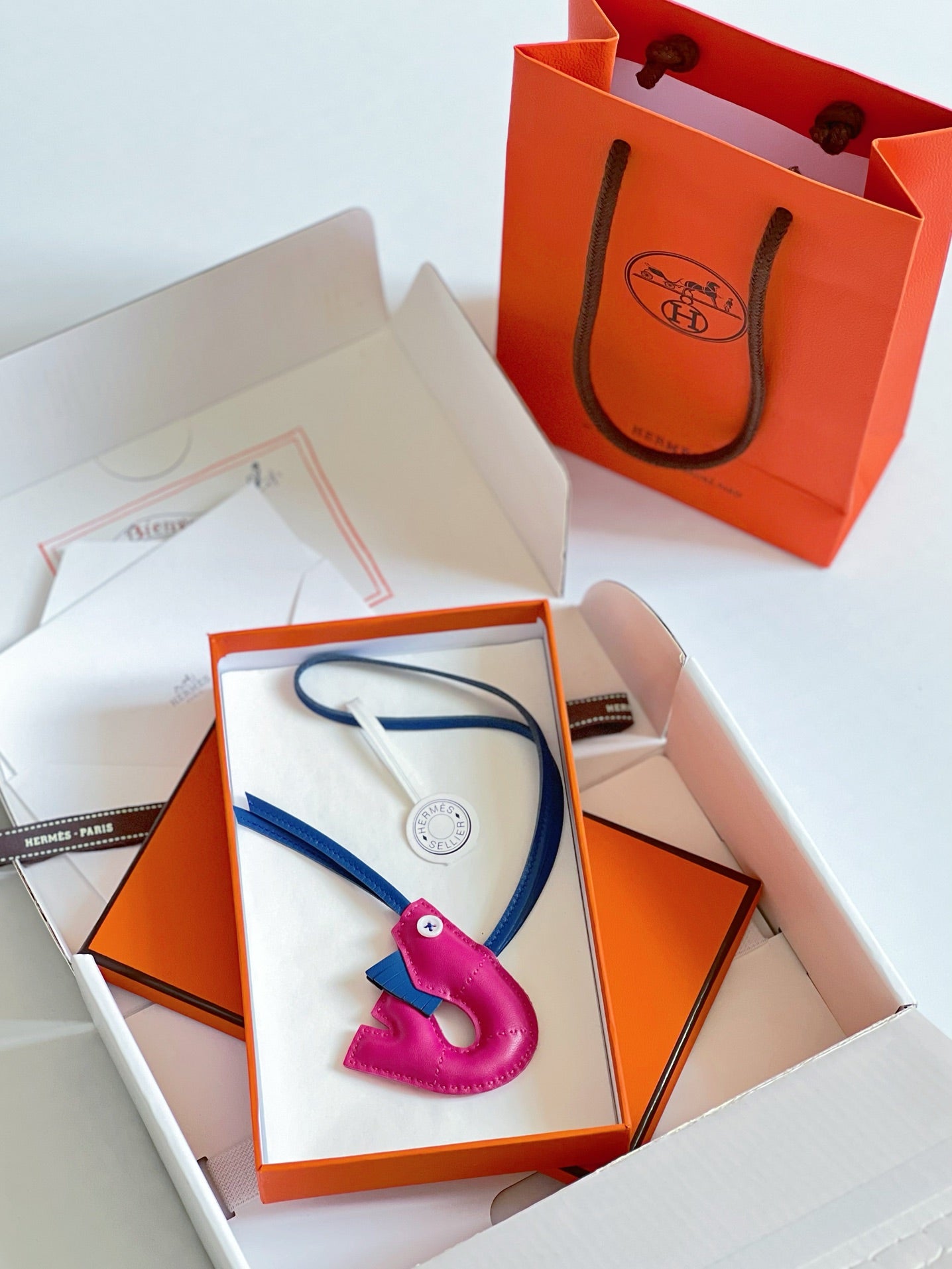 Hermes pendant 小虾米挂件