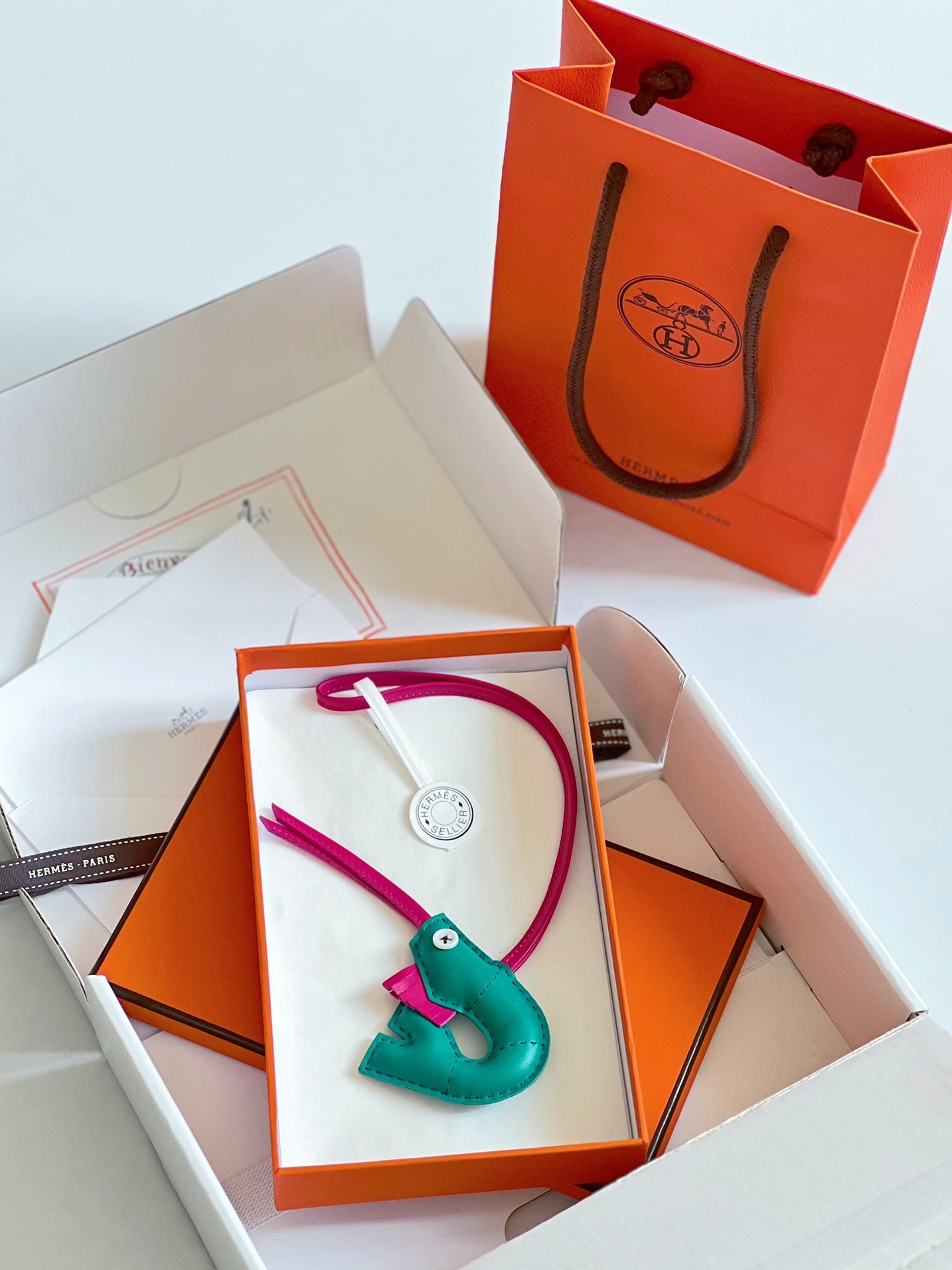Hermes pendant 小虾米挂件