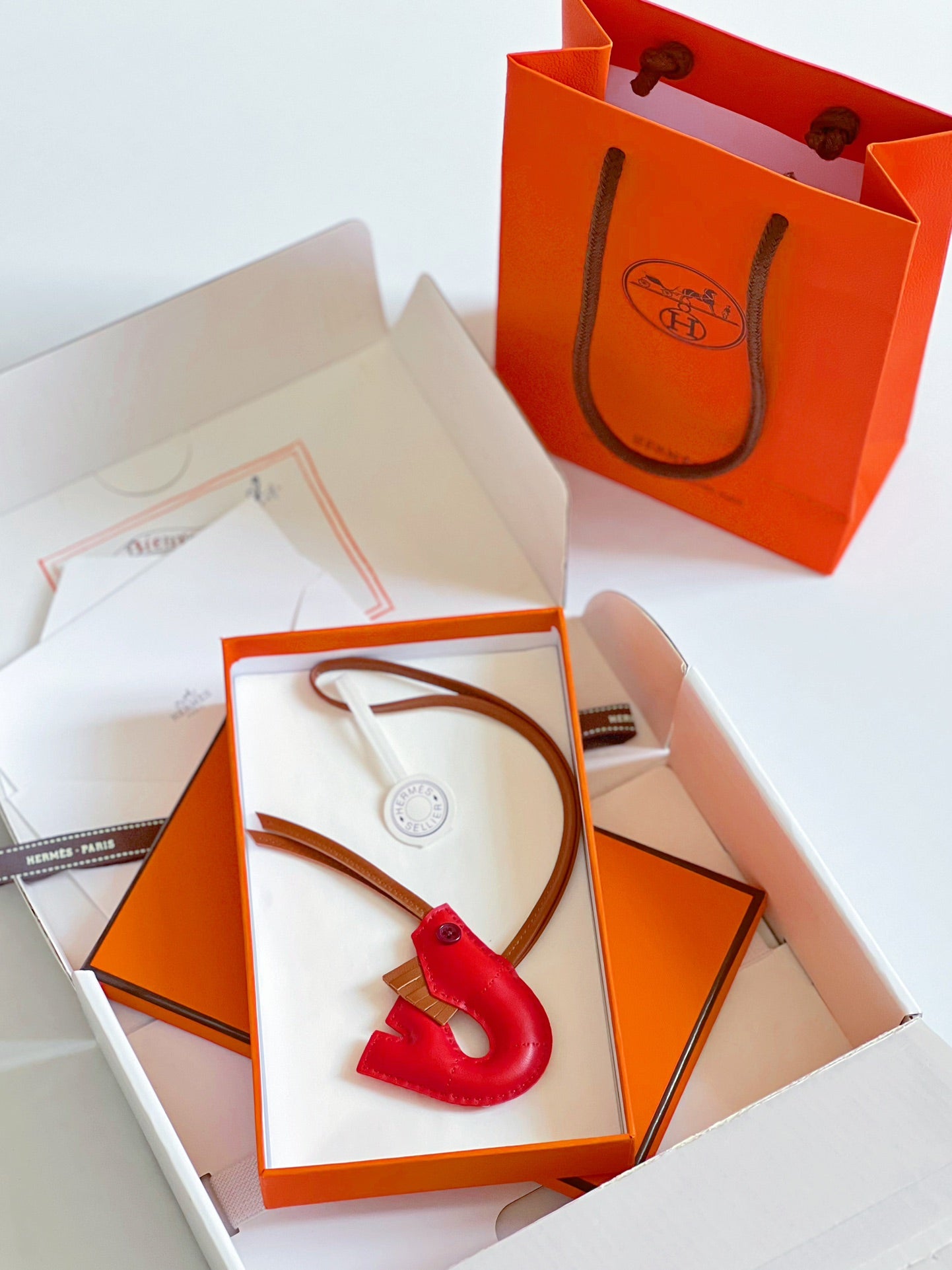 Hermes pendant 小虾米挂件