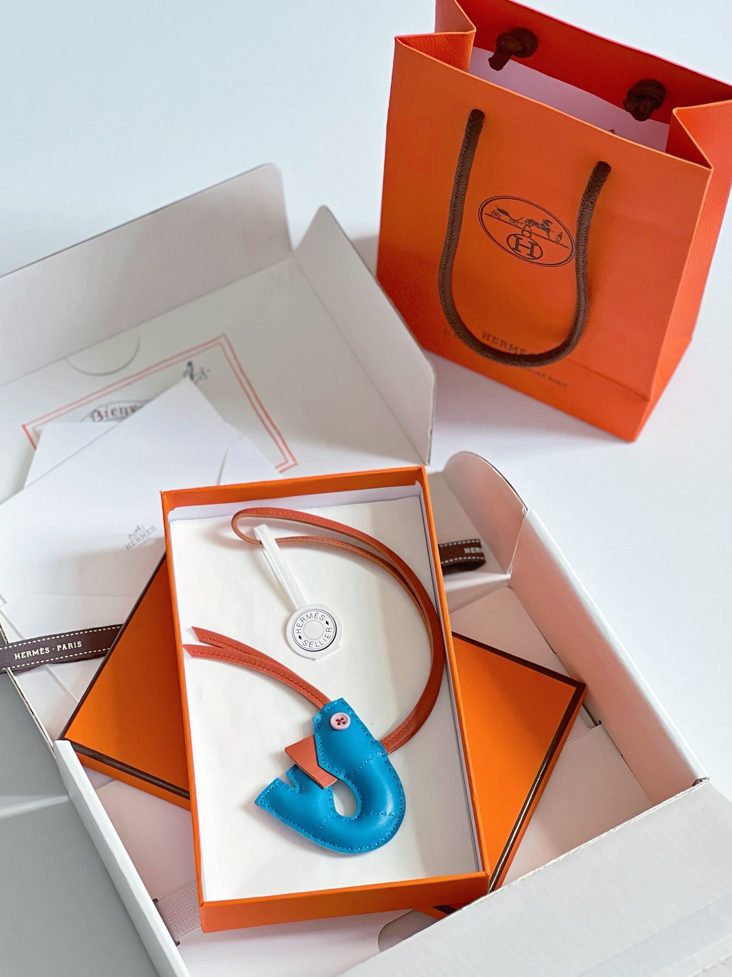 Hermes pendant 小虾米挂件