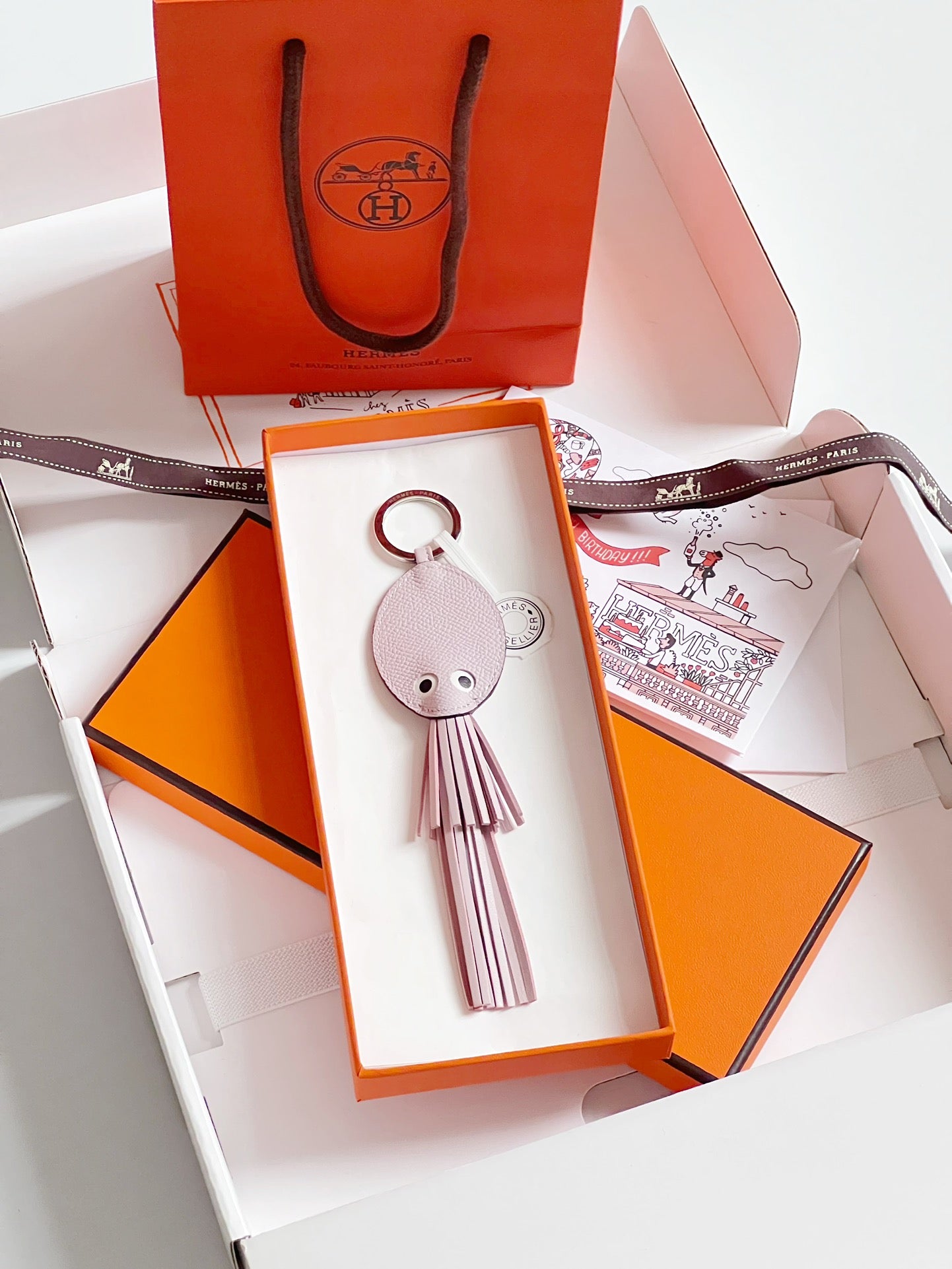 Hermes pendant 小鱿鱼挂件