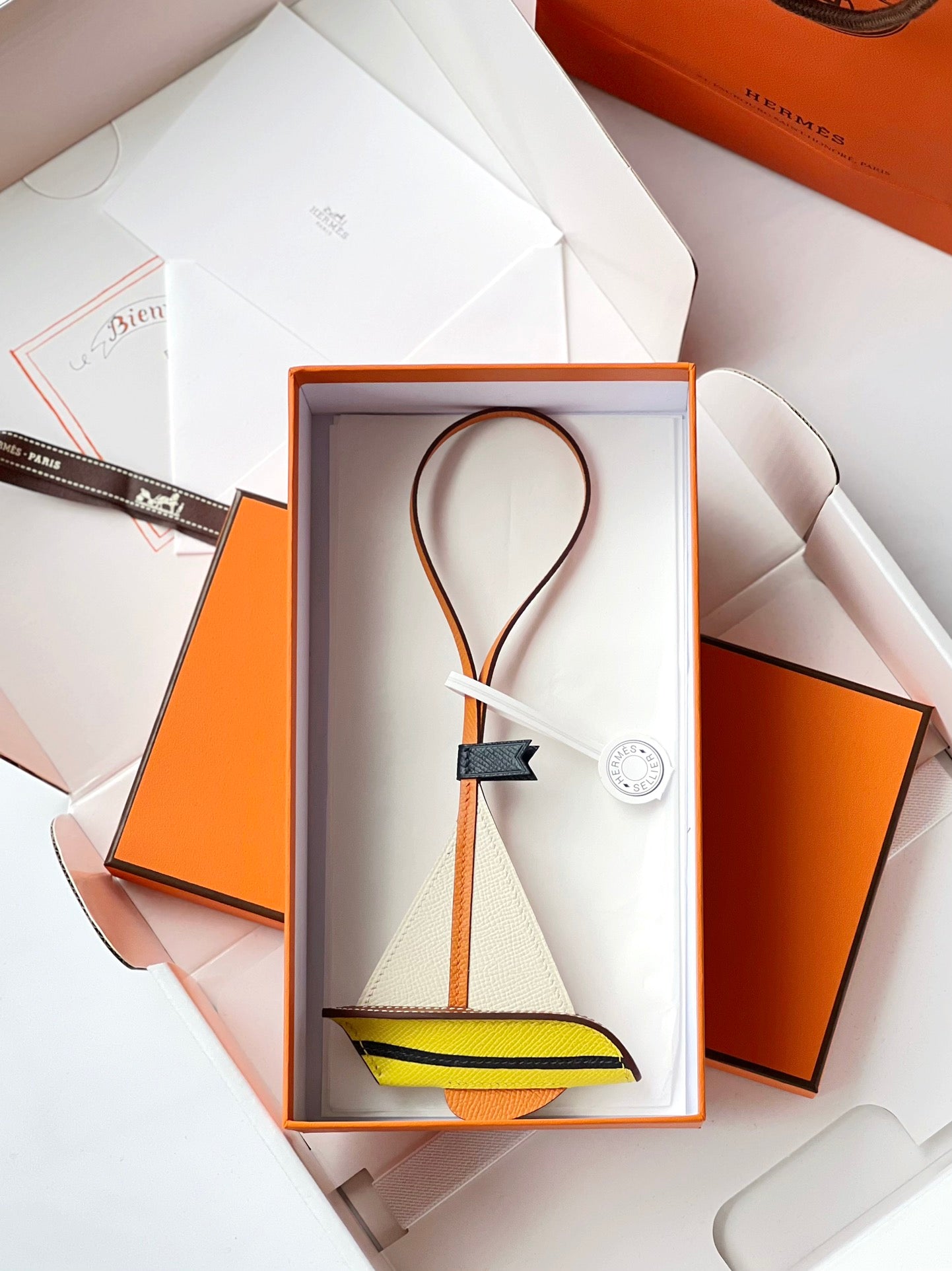 Hermes pendant 小帆船挂件