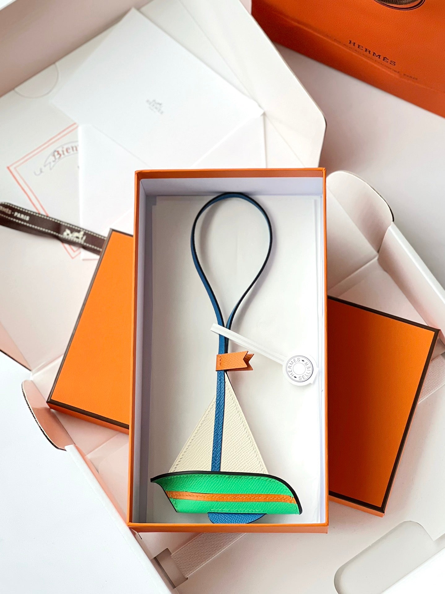 Hermes pendant 小帆船挂件