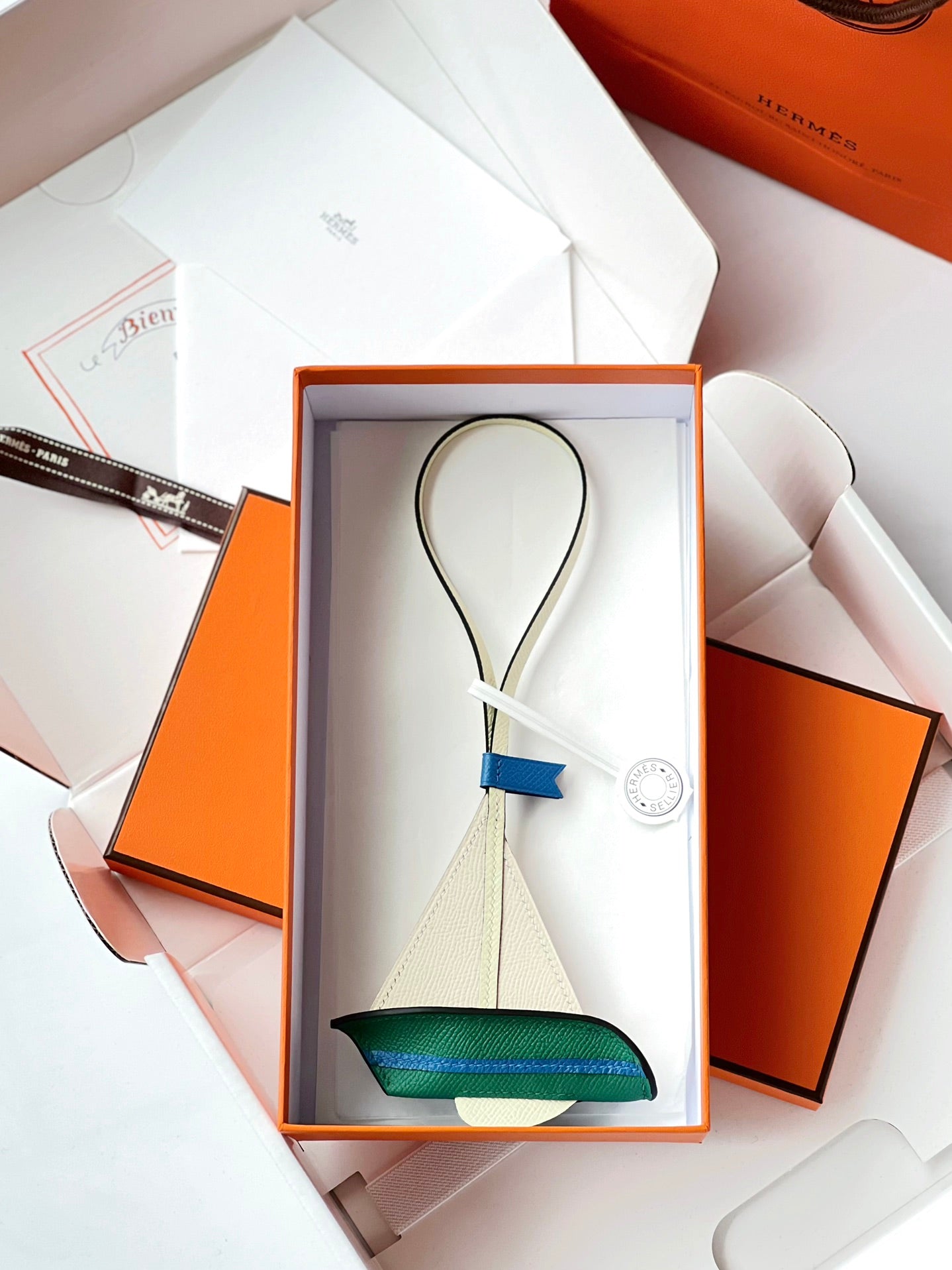 Hermes pendant 小帆船挂件