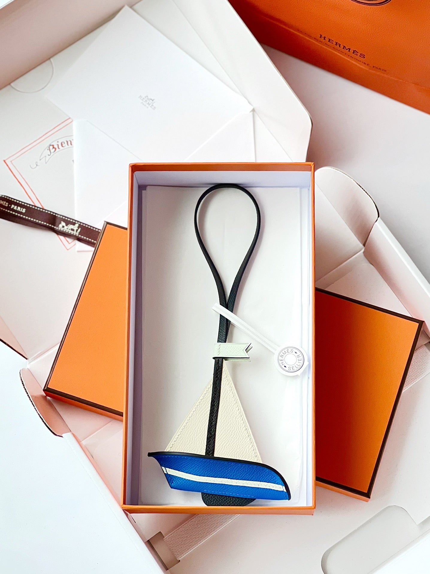 Hermes pendant 小帆船挂件