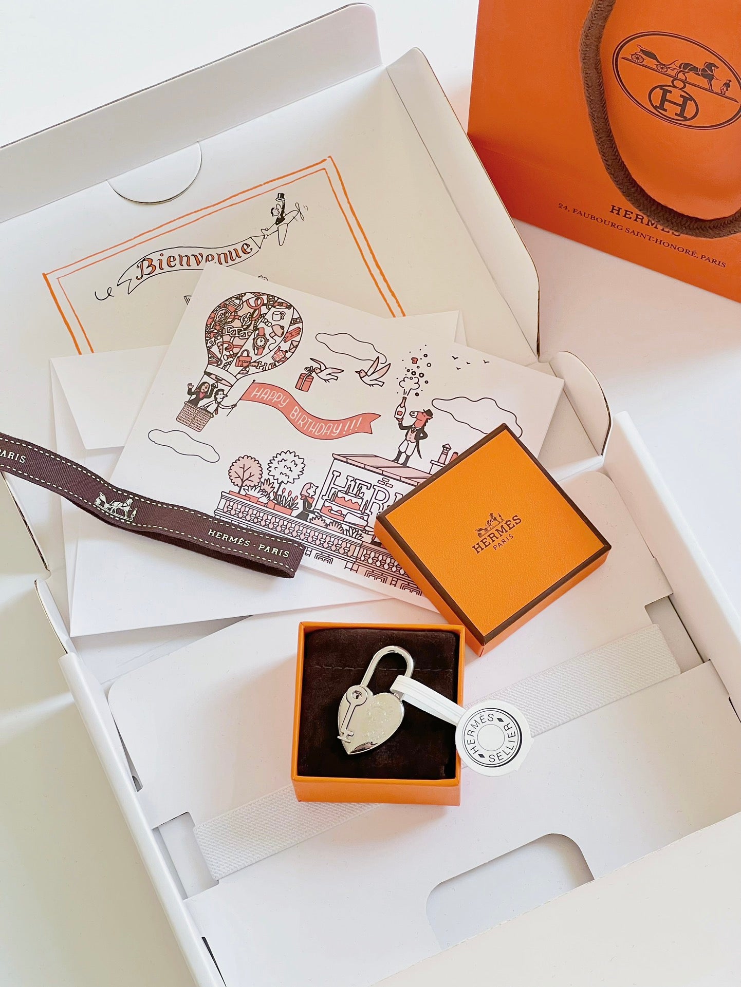 Hermes pendant 金属锁头