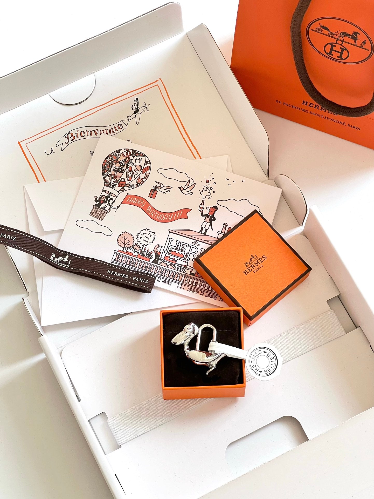 Hermes pendant 金属锁头