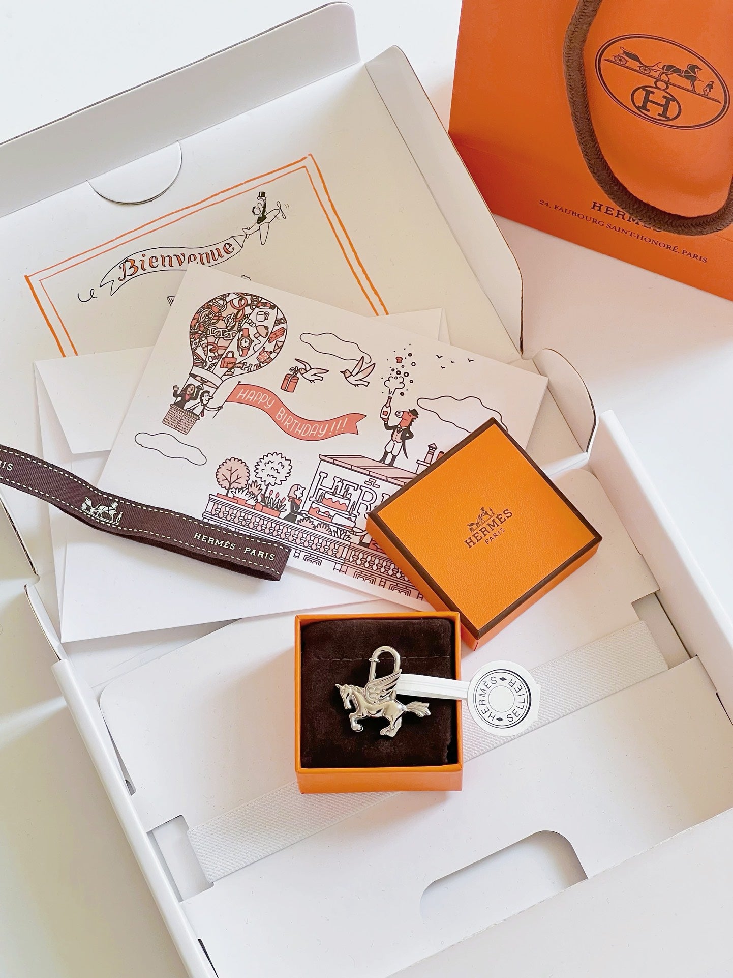 Hermes pendant 金属锁头