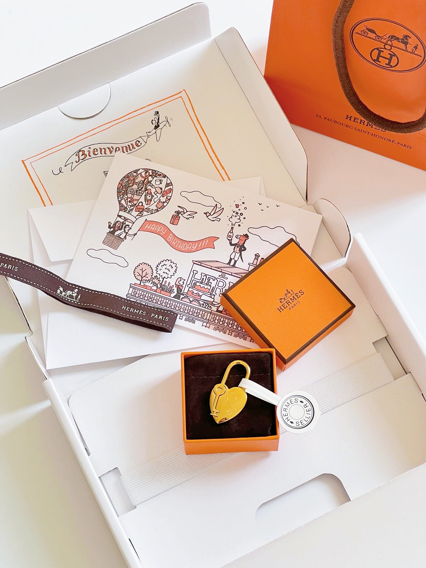 Hermes pendant 金属锁头