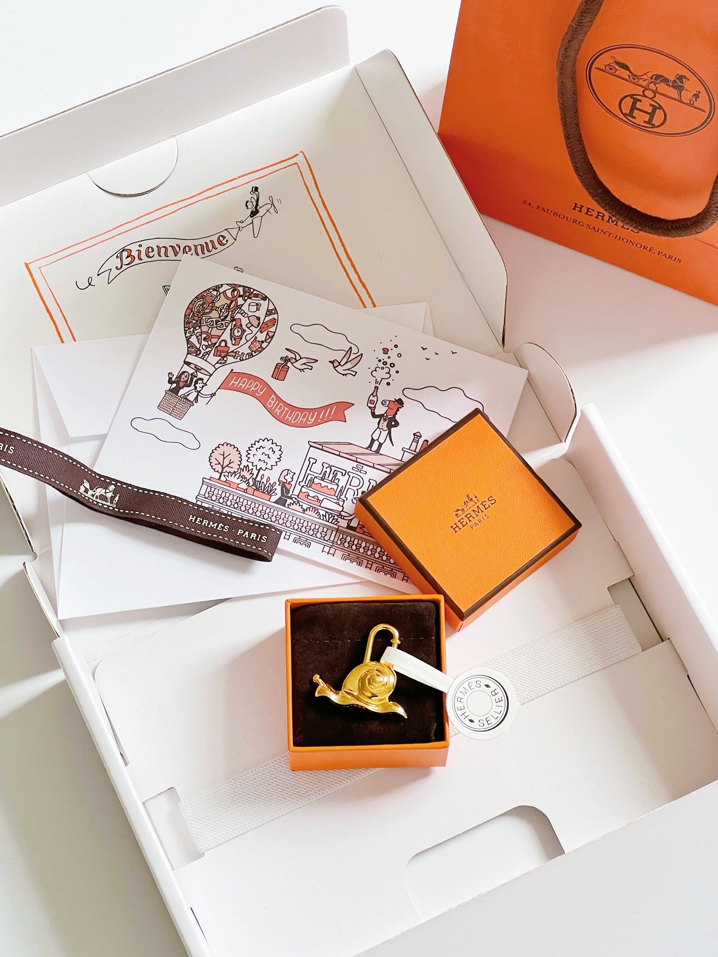 Hermes pendant 金属锁头