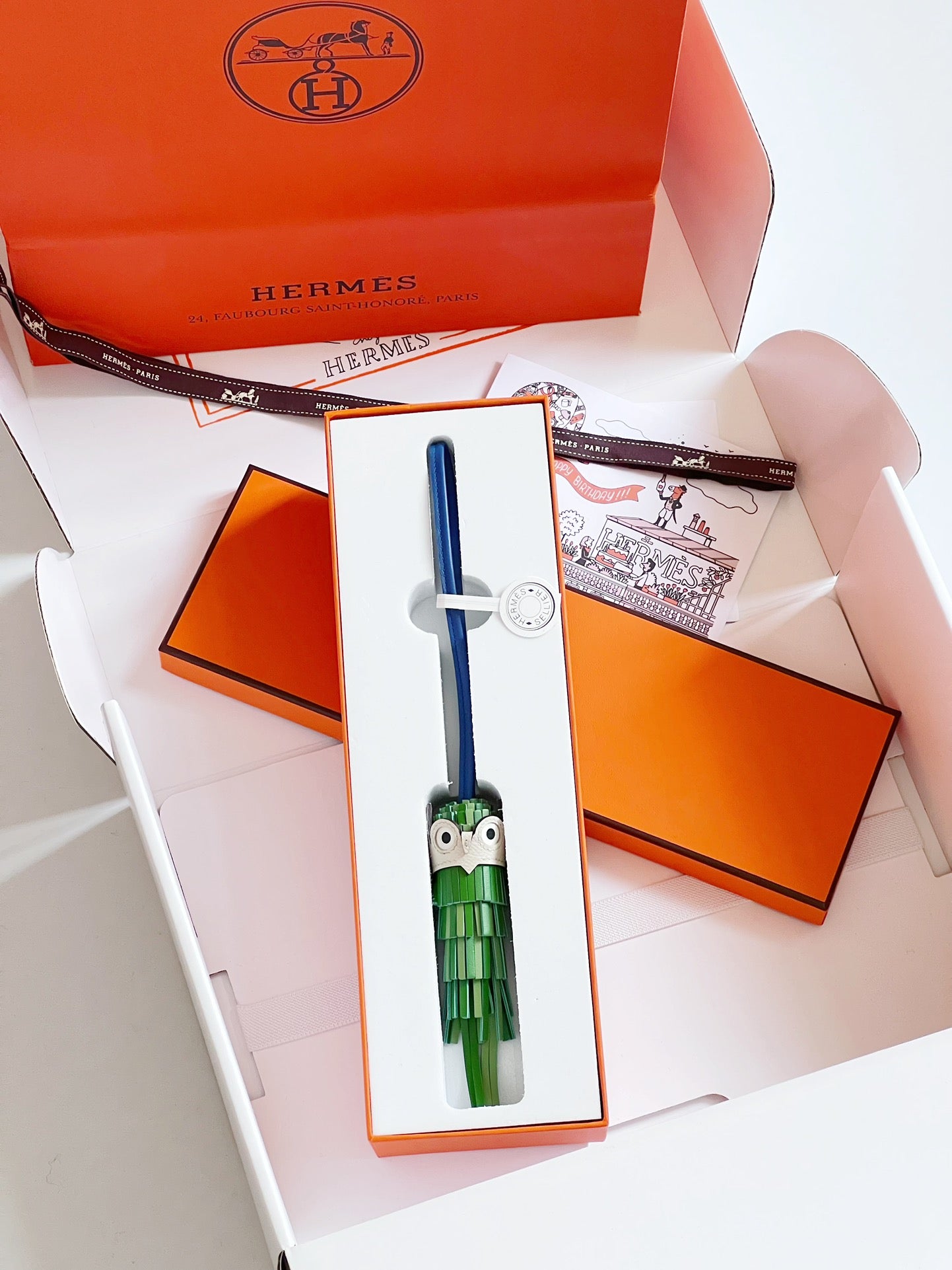 Hermes pendant 猫头鹰小挂件