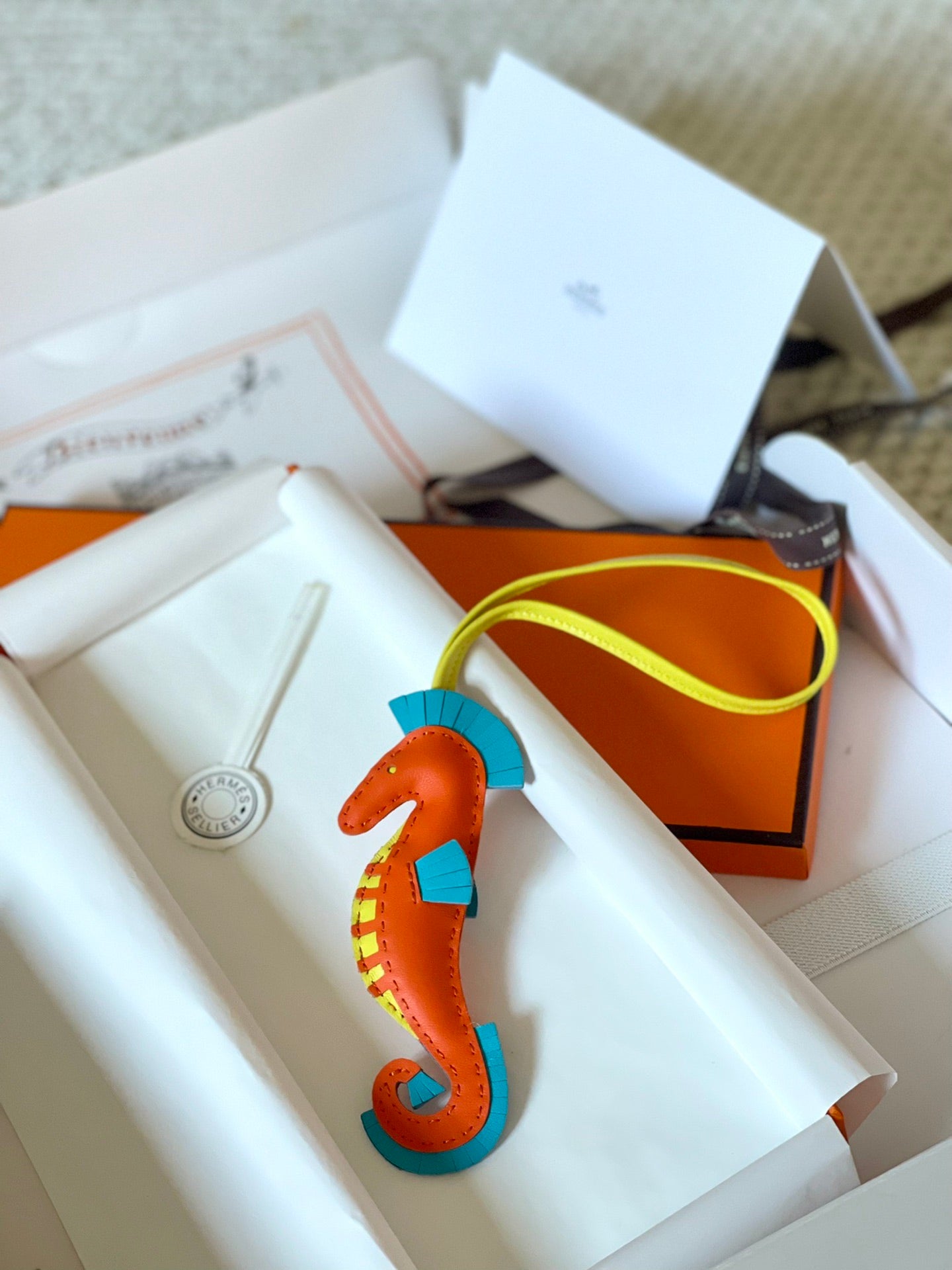 Hermes pendant 海马小挂件