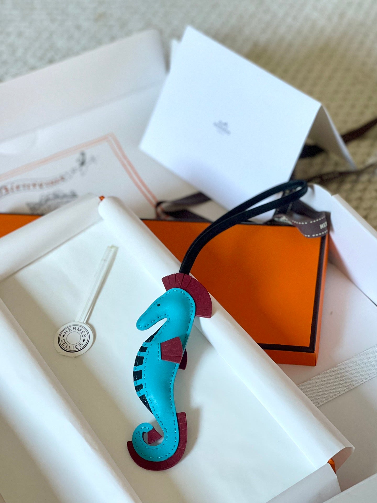 Hermes pendant 海马小挂件