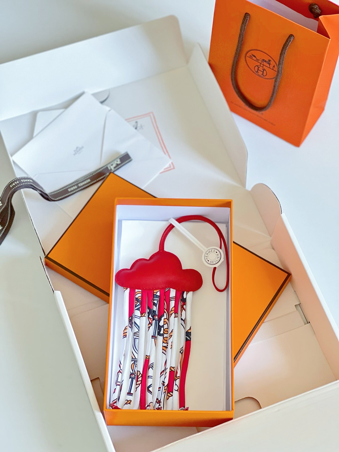 Hermes pendant 云朵小挂件
