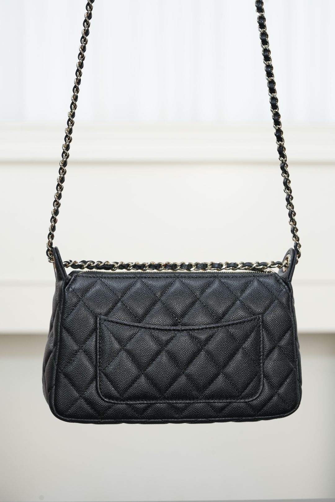 Chanel 𝟐𝟓𝐀隐藏款 麻将包 黑金