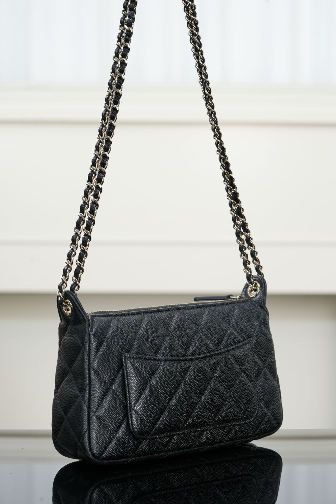 Chanel 𝟐𝟓𝐀隐藏款 麻将包 黑金