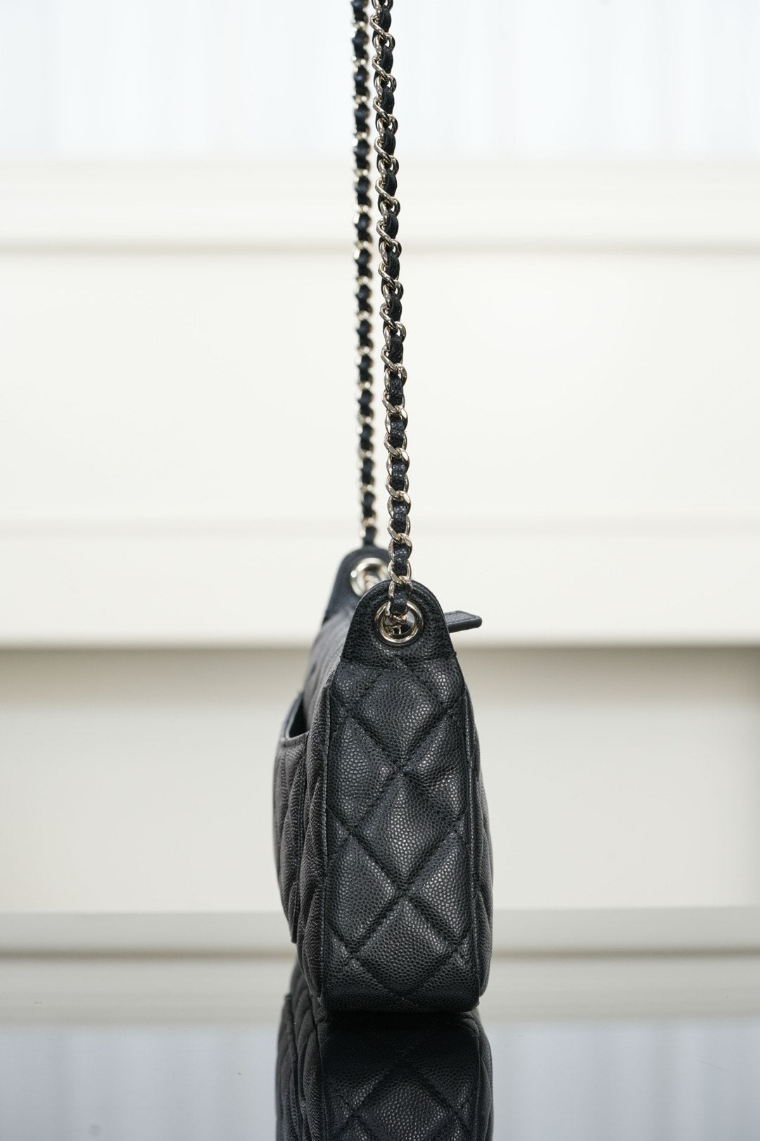 Chanel 𝟐𝟓𝐀隐藏款 麻将包 黑金