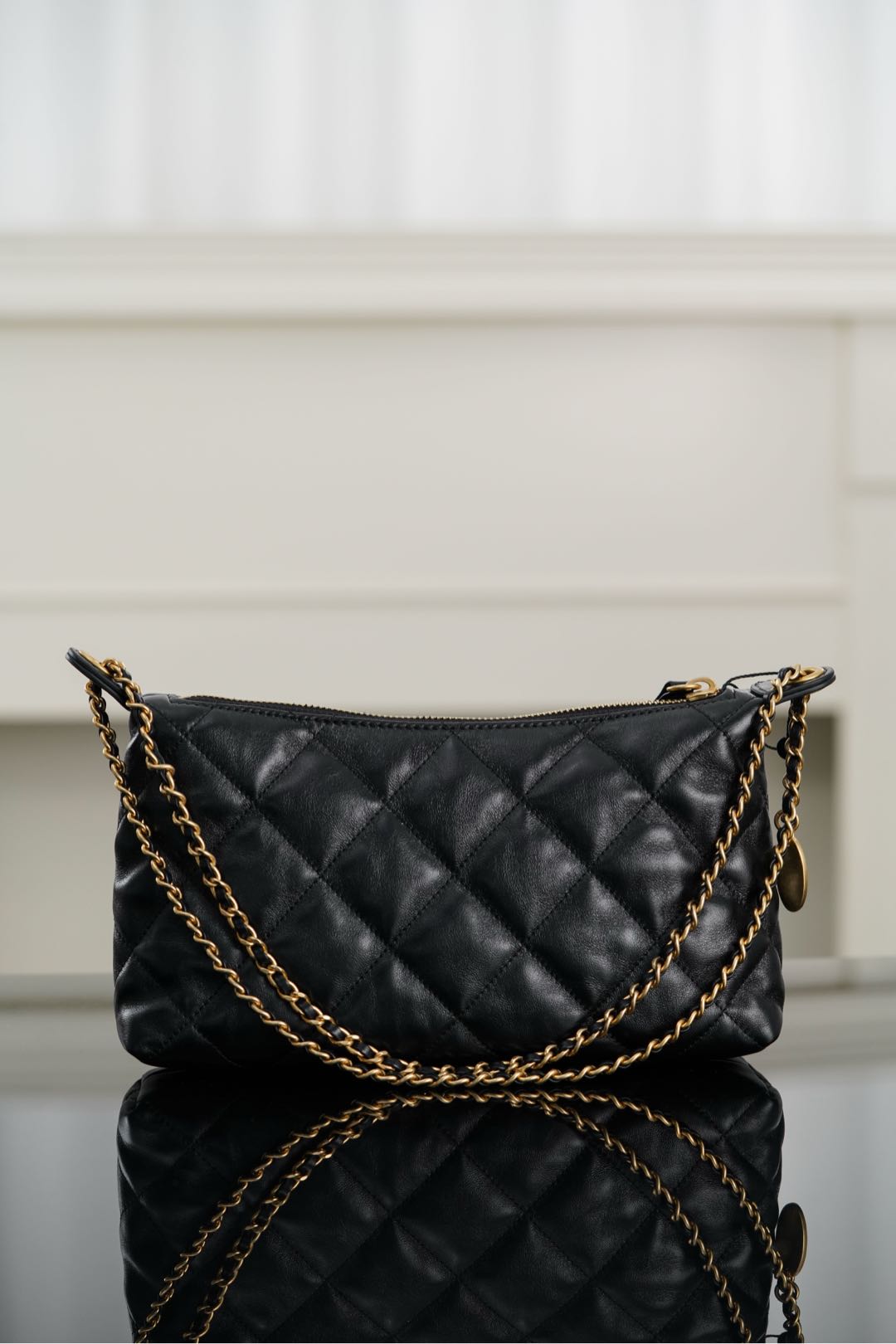 Chanel 𝟐𝟓𝐬 金币𝐡𝐨𝐛𝐨饺子包 🌟小号