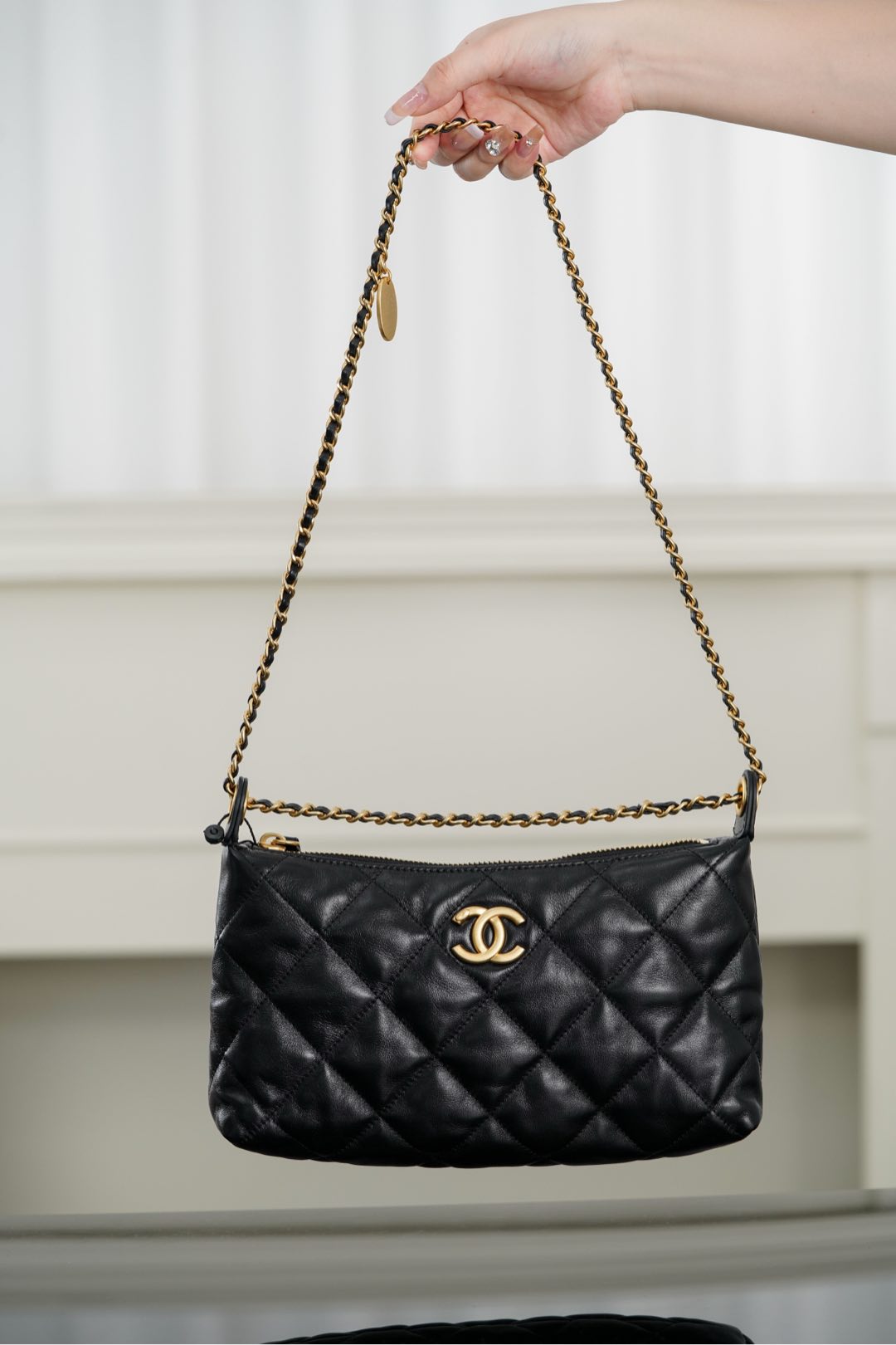 Chanel 𝟐𝟓𝐬 金币𝐡𝐨𝐛𝐨饺子包 🌟小号