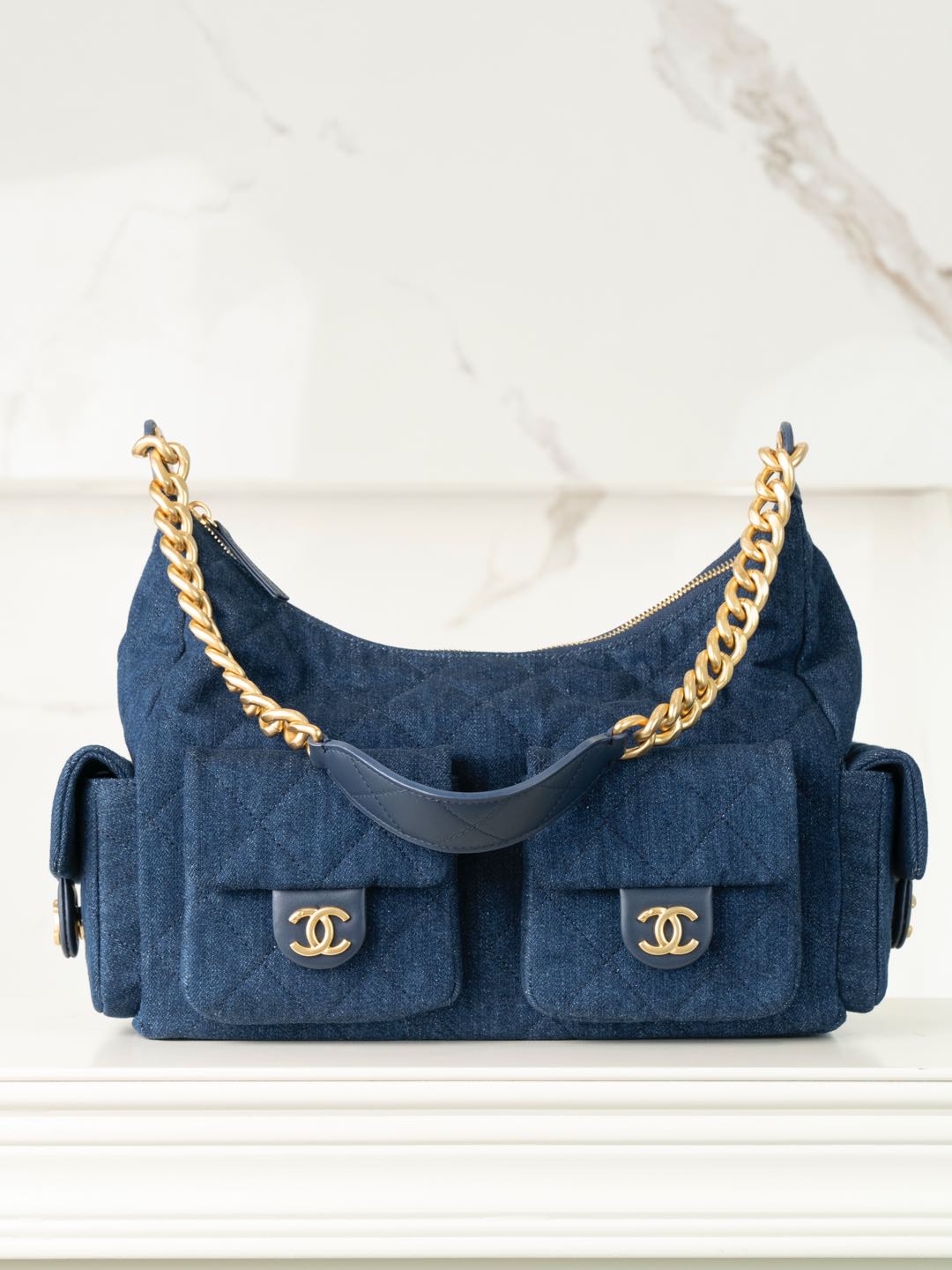 CHANEL 𝟐𝟓𝐜 爆款牛仔𝐡𝐨𝐛𝐨 嬉皮包 大号👜
