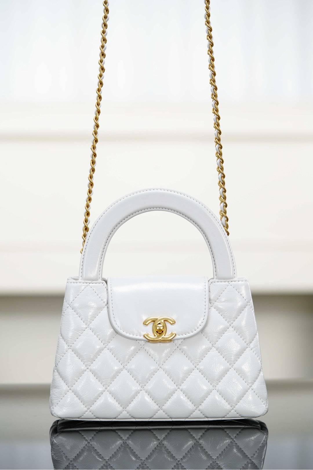 CHANEL 𝟮𝟯K Kelly手柄包 白色 大号