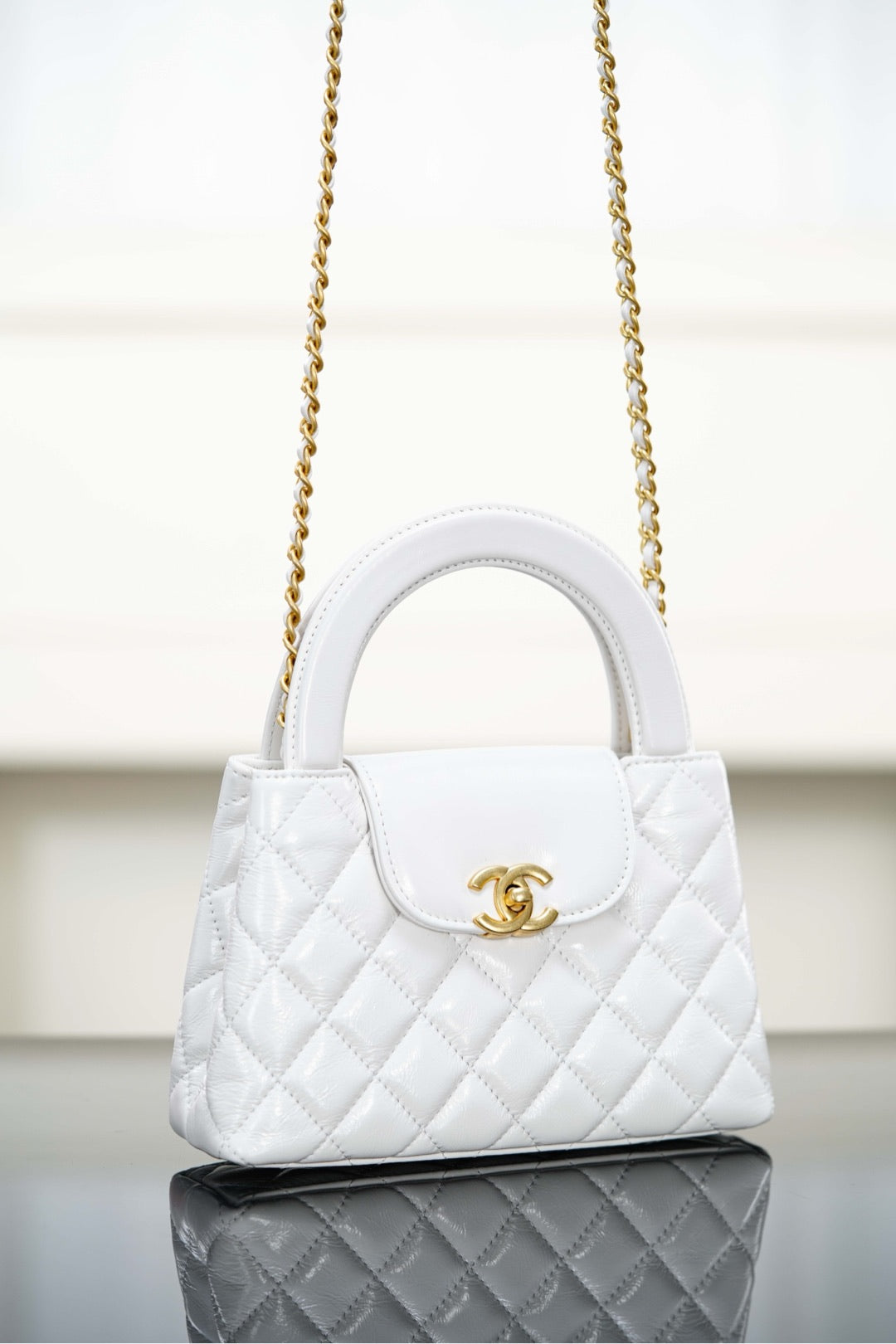 CHANEL 𝟮𝟯K Kelly手柄包 白色 大号