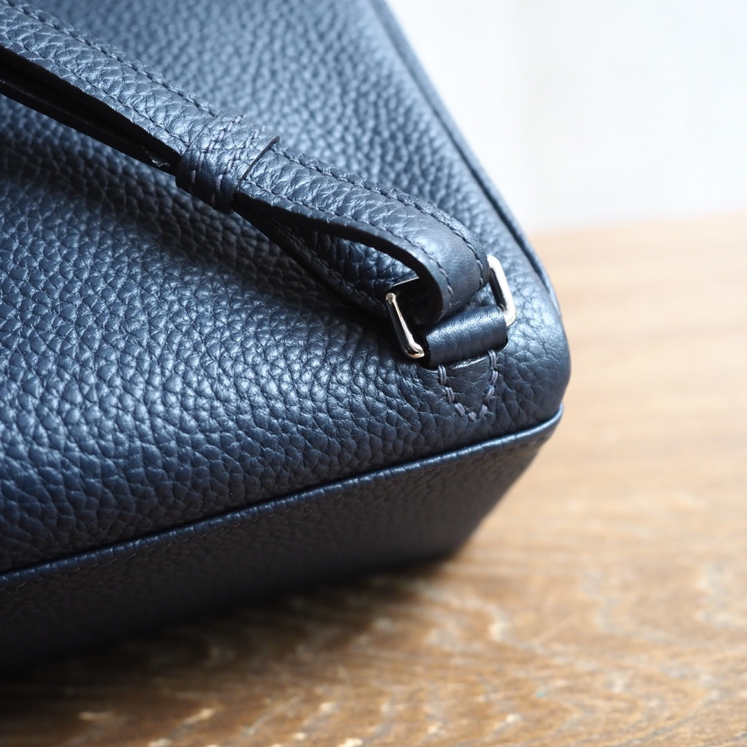 Hermes Kell ado 22cm 89/黑色/Noir Clemence leather Palladium hardware