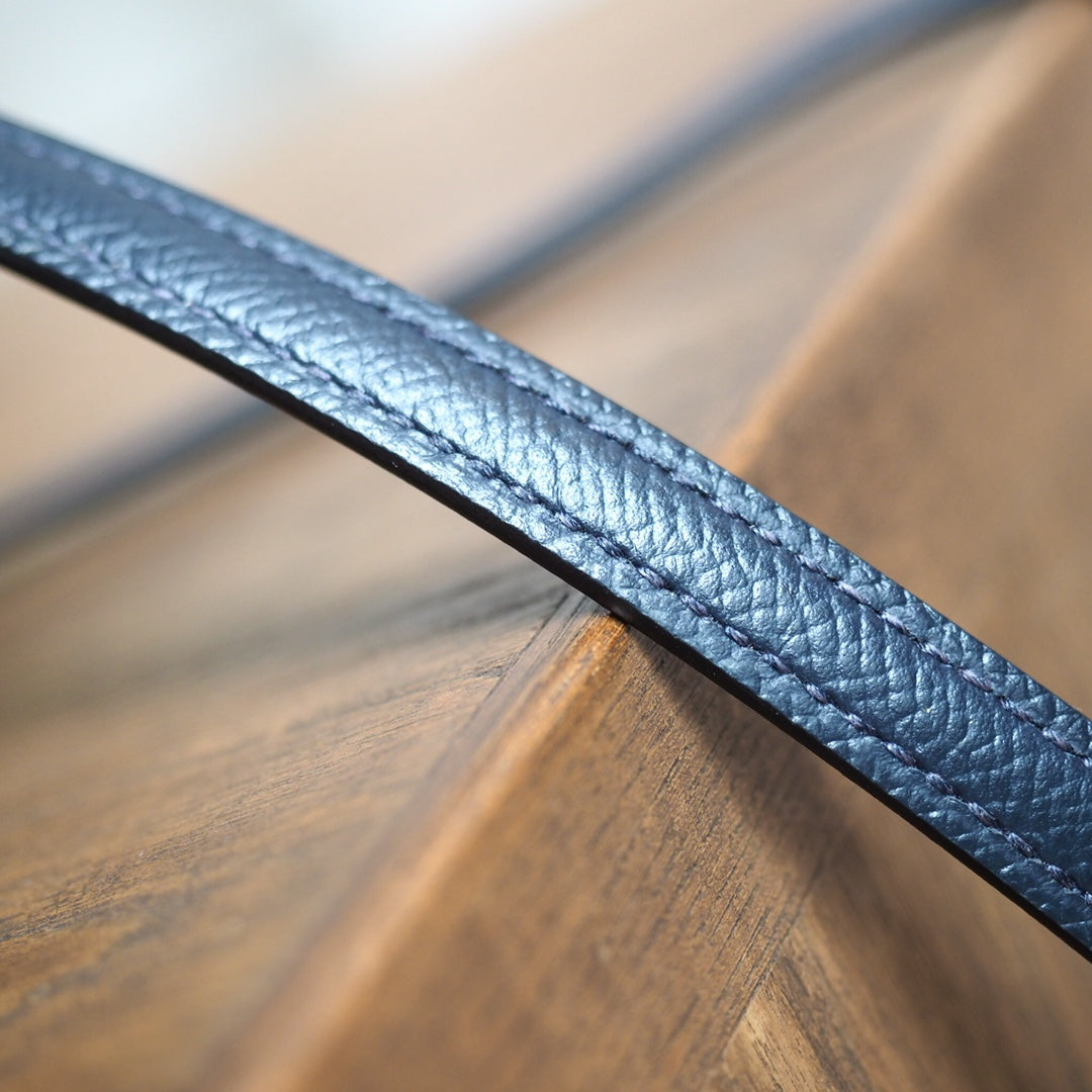 Hermes Roulis 19cm 2Z/午夜蓝/Blue nuit Epsom leather Gold hardware