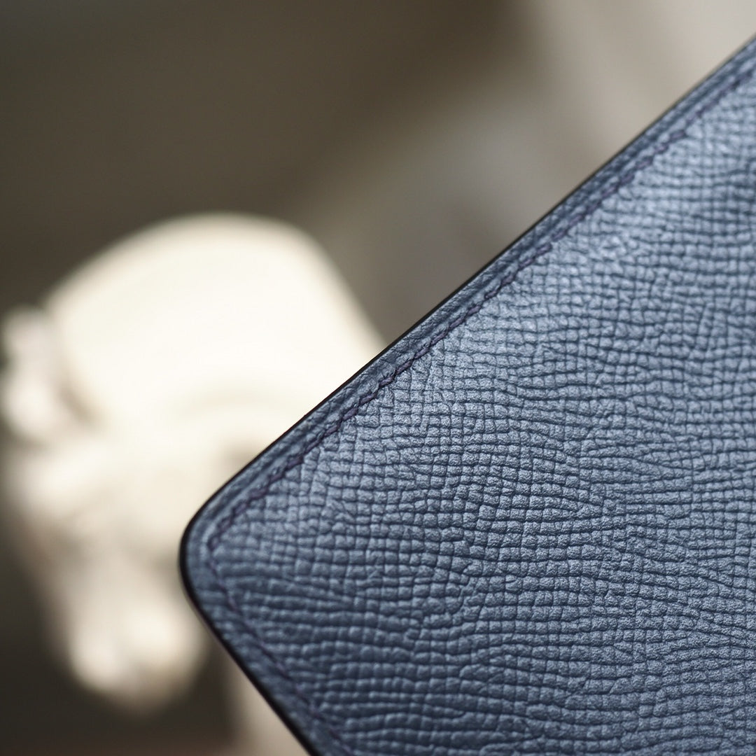 Hermes Roulis 19cm 2Z/午夜蓝/Blue nuit Epsom leather Gold hardware