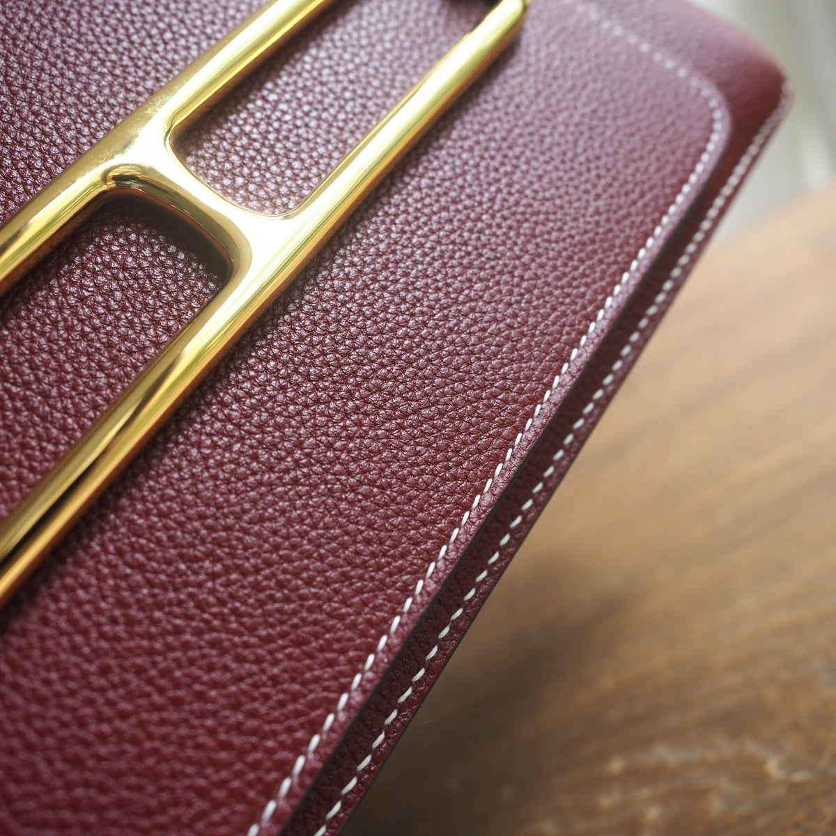 Hermes Roulis 23cm K1/石榴红/Rouge Grenat Evercolor leather Gold hardware