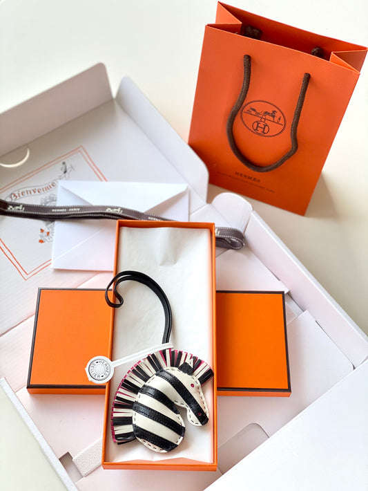 Hermes pendant 斑马头小挂件