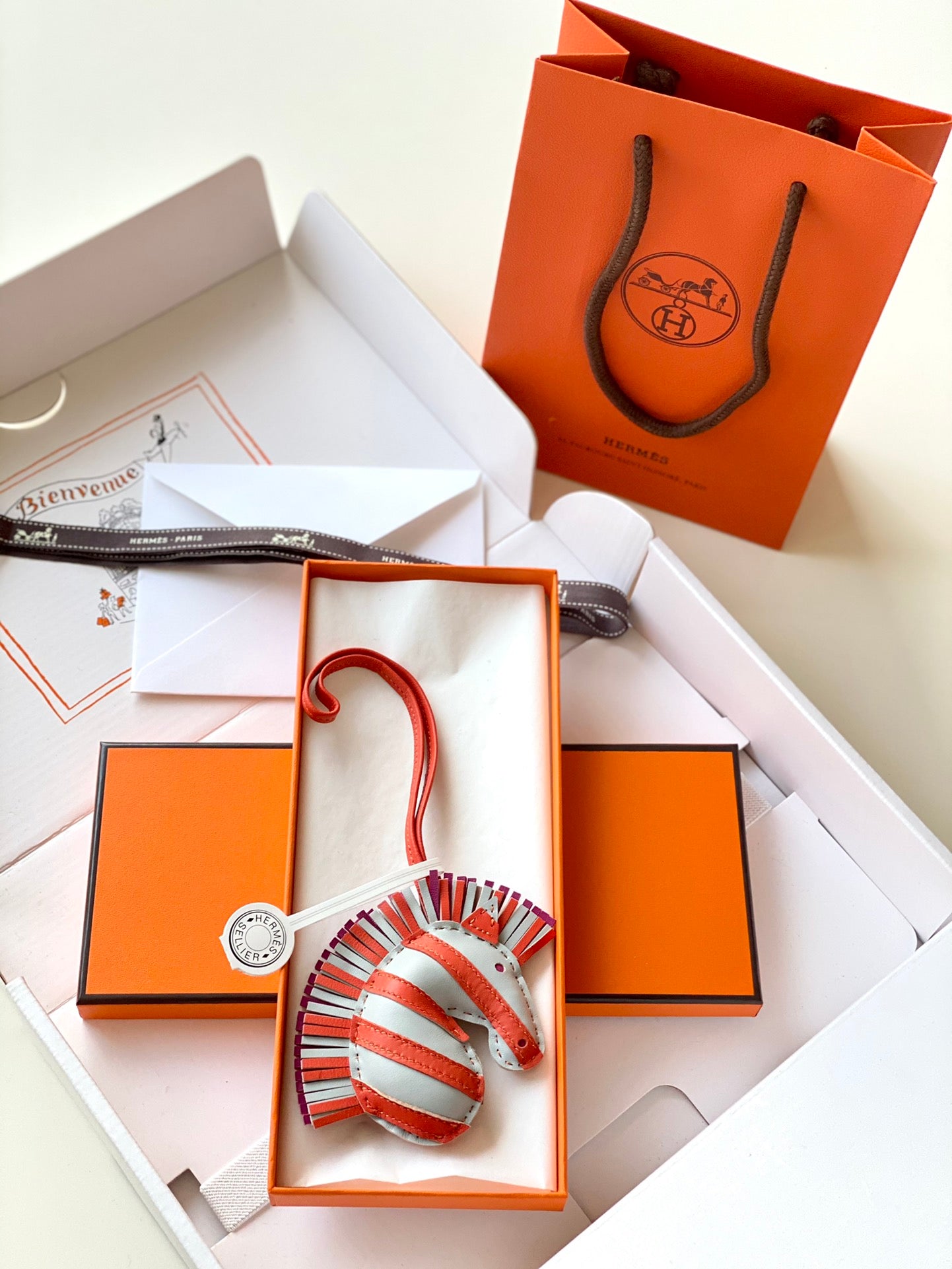 Hermes pendant 斑马头小挂件