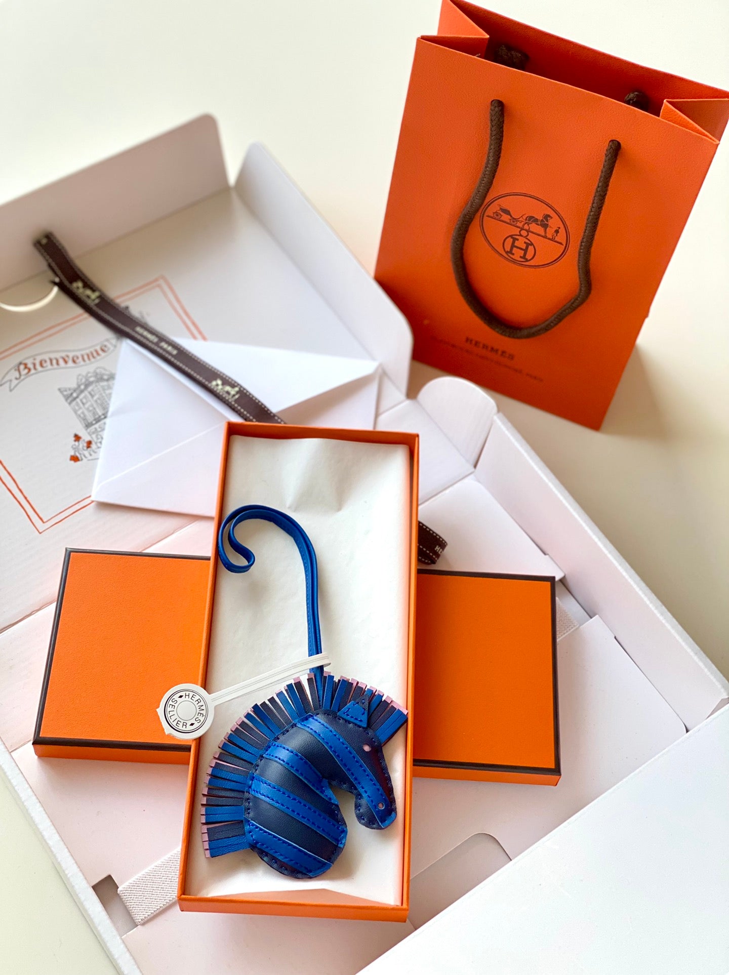Hermes pendant 斑马头小挂件