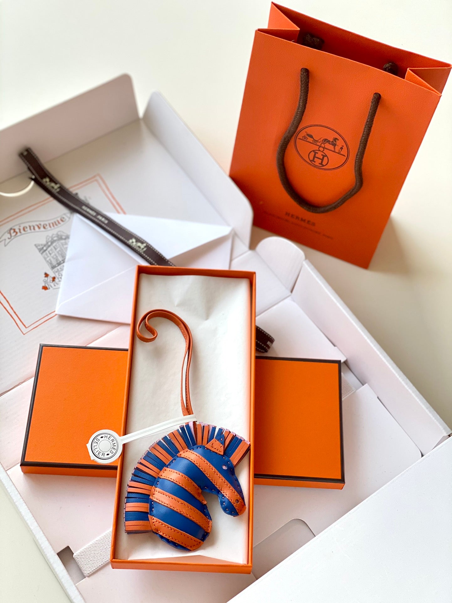 Hermes pendant 斑马头小挂件