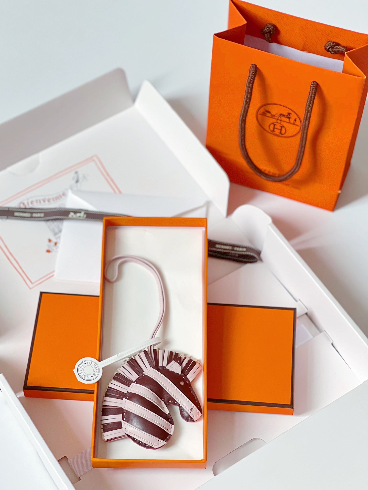 Hermes pendant 斑马头小挂件