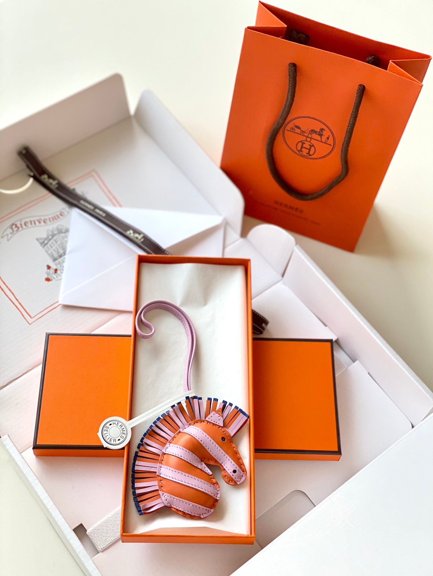 Hermes pendant 斑马头小挂件