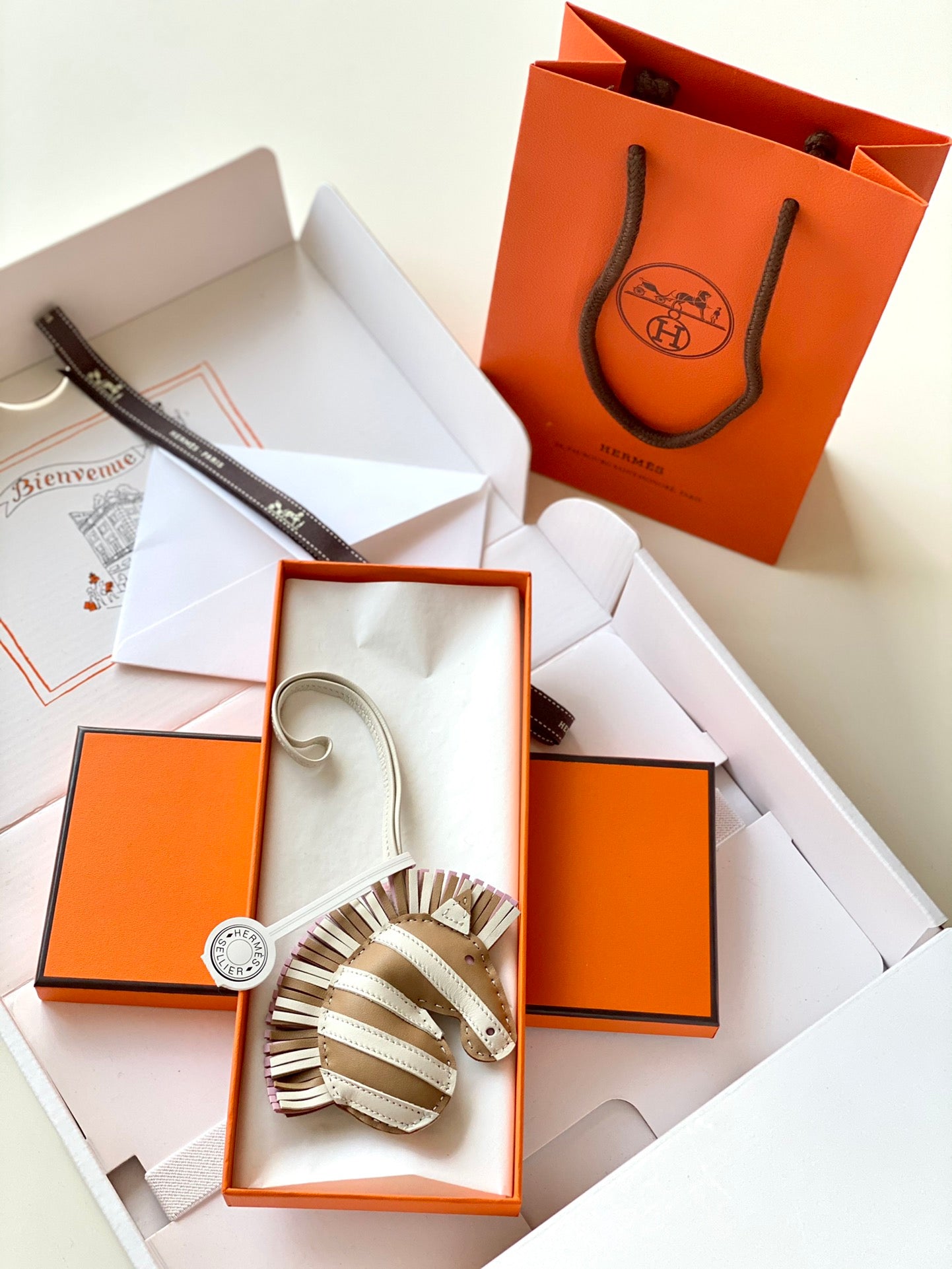 Hermes pendant 斑马头小挂件