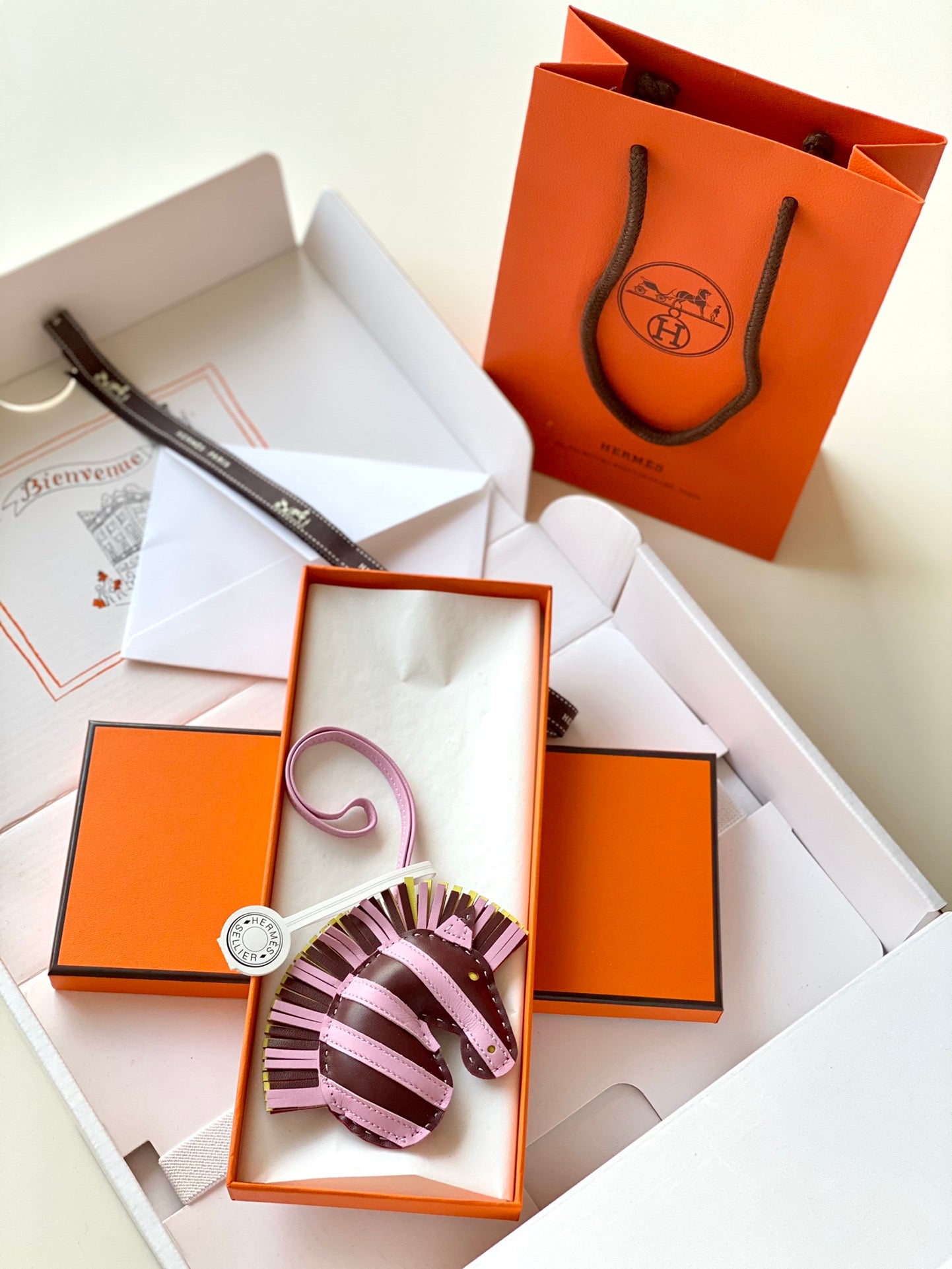 Hermes pendant 斑马头小挂件